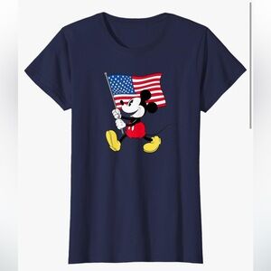 Mickey Mouse American Flag Tee